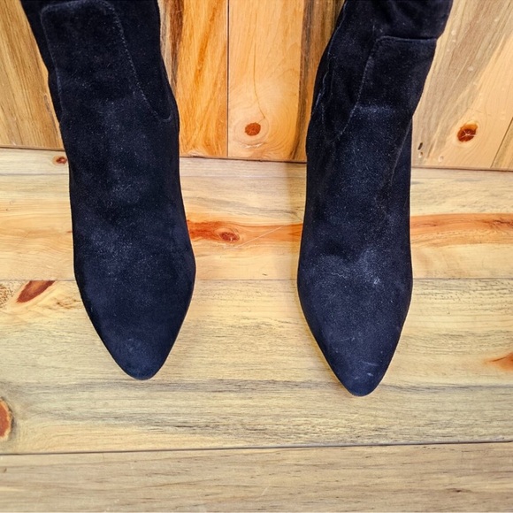 Sam Edelman Olencia Black Suede Boots Size 10 - Picture 4 of 7